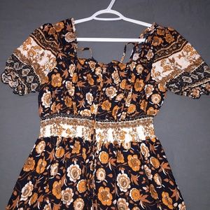 Boho Sumer Dress colorful Size Small